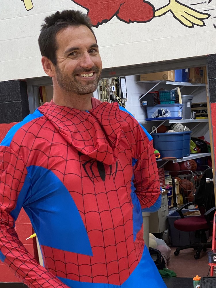Mr. Lubinski as Spider-Man